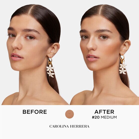CAROLINA HERRERA NUDE COUTURE MATTE BRONZER 20 MEDIUM